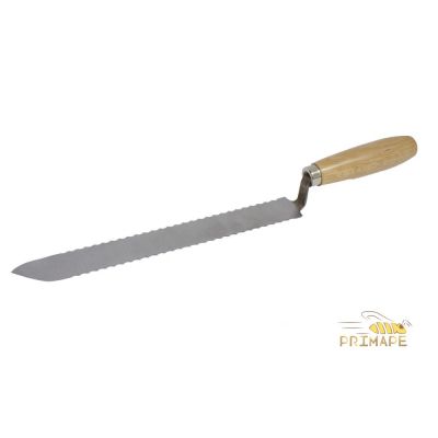 COLTELLO PER DISOPERCOLARE INOX 28 CM SEGHETTATO AMBI I LATI INOX