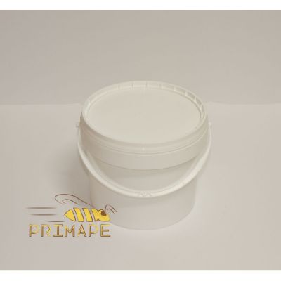 SECCHIELLO IN PLASTICA DA 5 KG (3,5 L) PER ALIMENTI CON MANICO E CO...