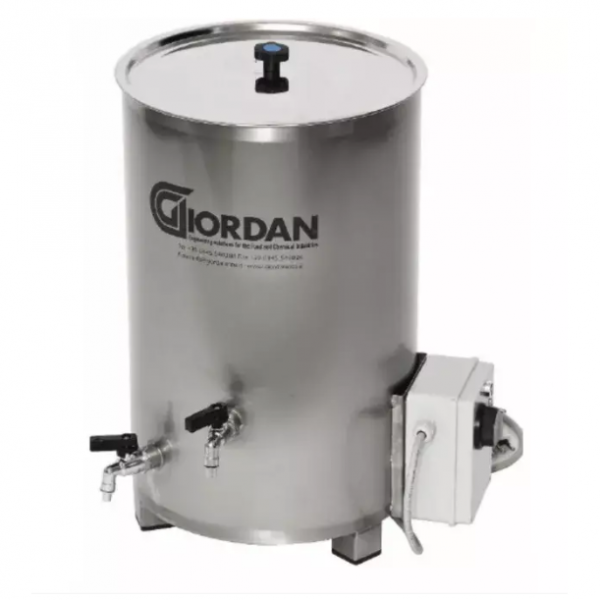 STERILIZZATORE FONDICERA DA 25 L IN ACCIAIO CON DOPPIA PARETE