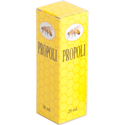 SCATOLINA IN CARTONE PER VASETTO PROPOLI 20 ML