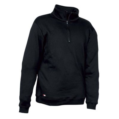 MAGLIA IN FELPA ABBIGLIAMENTO DA LAVORO Colore Nero - Taglia L