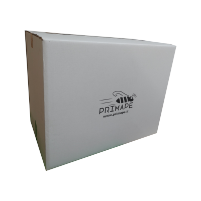 SCATOLA IN CARTONE GRANDE 61.5X39X48h cm CON LOGO PRIMAPE