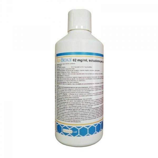 12 API-BIOXAL LIQUIDO da 500 ml: 10 alveari