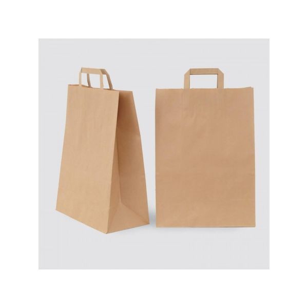 200 SHOPPER IN CARTA AVANA DA 90G - 27x12x h.36cm - SPEDIZIONE INCLUSA