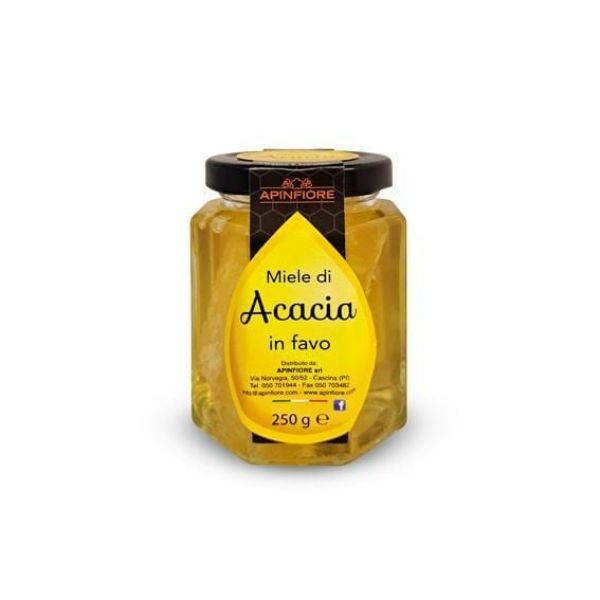 Miele Italiano di Acacia in Favo vaso