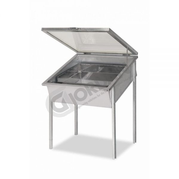 SCERATRICE SOLARE 70X70 IN ACCIAIO INOX- GIORDAN