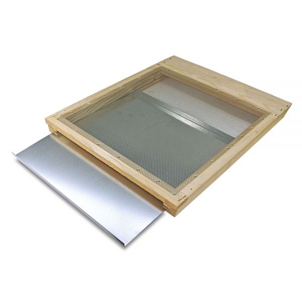 Fondo per arnia cubo da 10 completo di rete e vassoio (52,5X53,5CM)