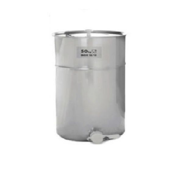 MATURATORE IN ACCIAIO INOX DA KG.50 CON RUBINETTO IN PLASTICA ALIME...