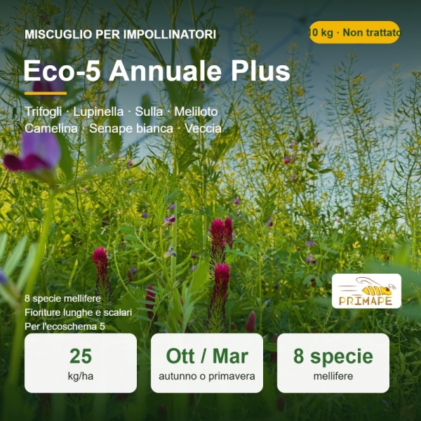 Miscuglio per Impollinatori Operation Pollinator Eco-5 Annuale Plus...