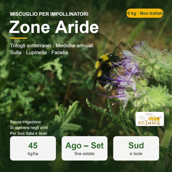 Miscuglio per Impollinatori Operation Pollinator Zone Aride – 10 ...