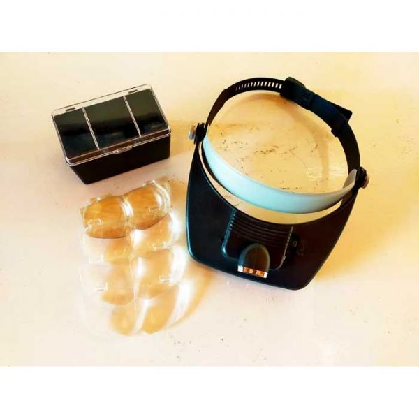 VISIERA CON LENTI PER TRASLARVO