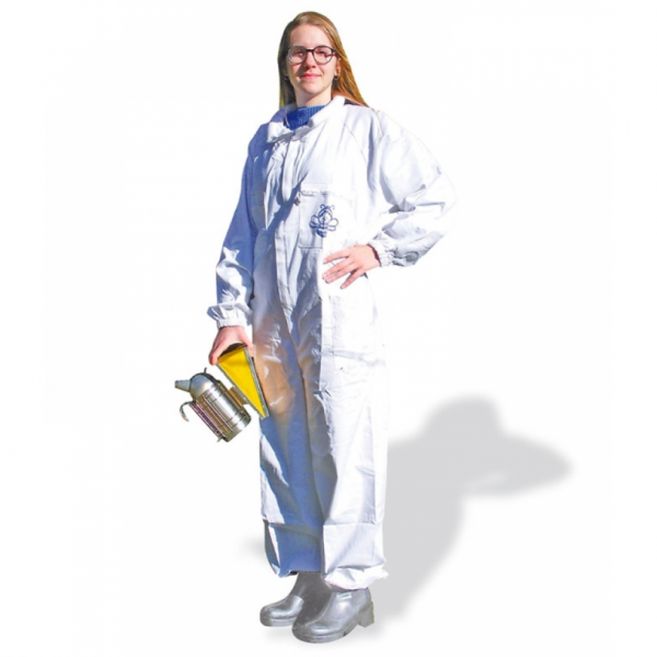 TUTA BIANCA  CON COLLARE DI SPUGNA SENZA MASCHERA