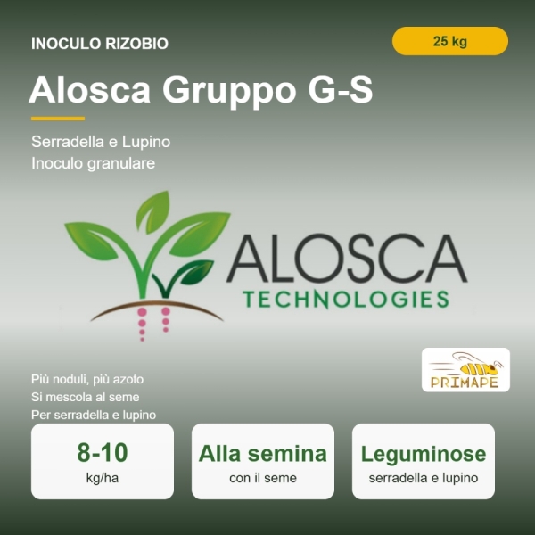 Inoculo Rizobio Alosca Gruppo G-S – 25 kg – Serradella e Lupino